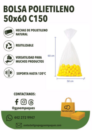 Bolsa de Polietileno 50x60 C150